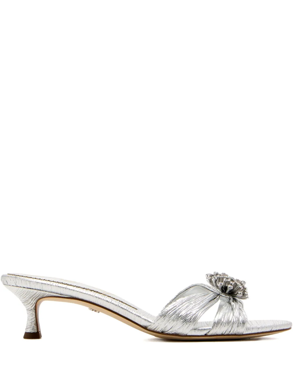 Sam Edelman 45mm Cindie crystal-embellished sandals Grey
