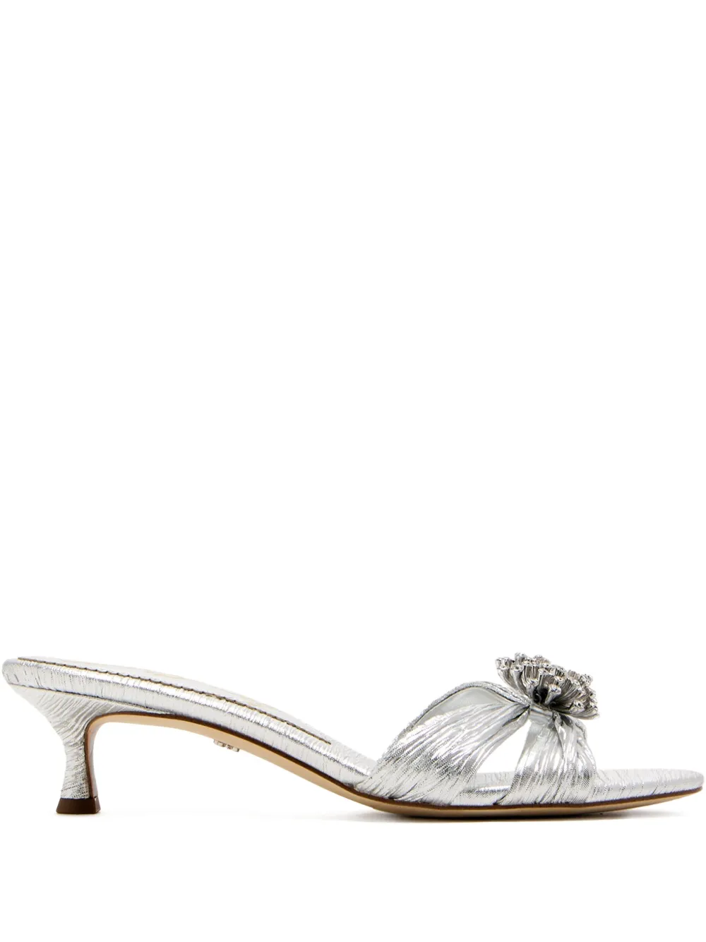 Sam Edelman 45mm Cindie crystal-embellished sandals Grey