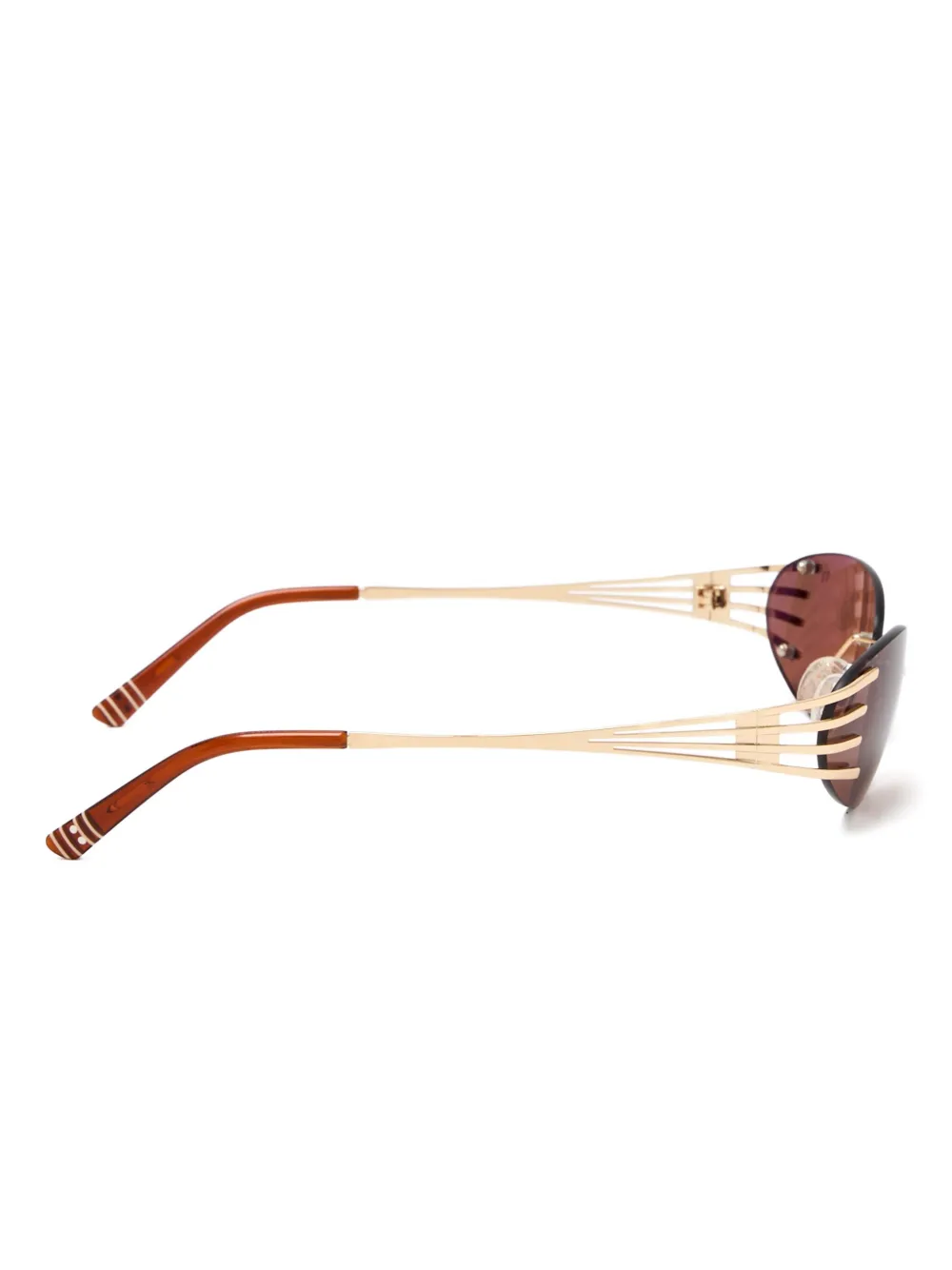 Elleven Neo rimless sunglasses - Bruin