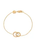 Astrid & Miyu Orbit Crystal bracelet - Gold