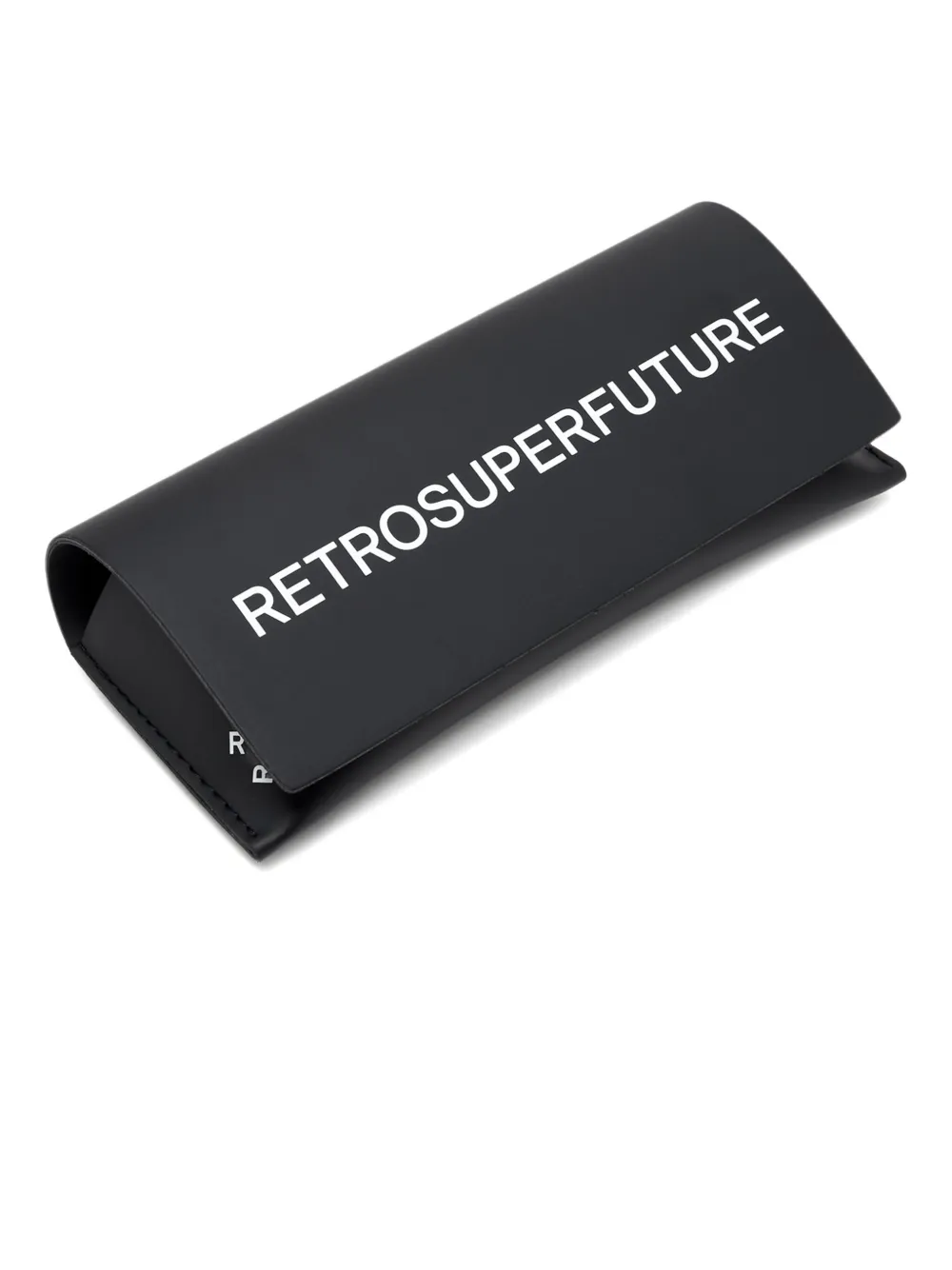 Retrosuperfuture Zonnebril met vierkant montuur Zwart