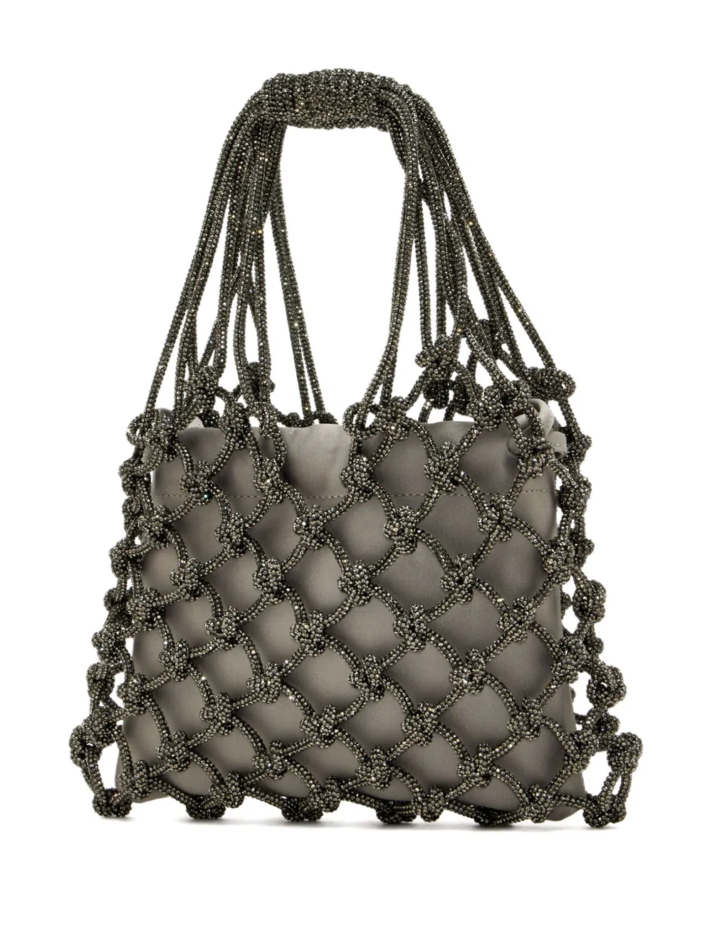 Hibourama Carrie shopper met kralen - Groen