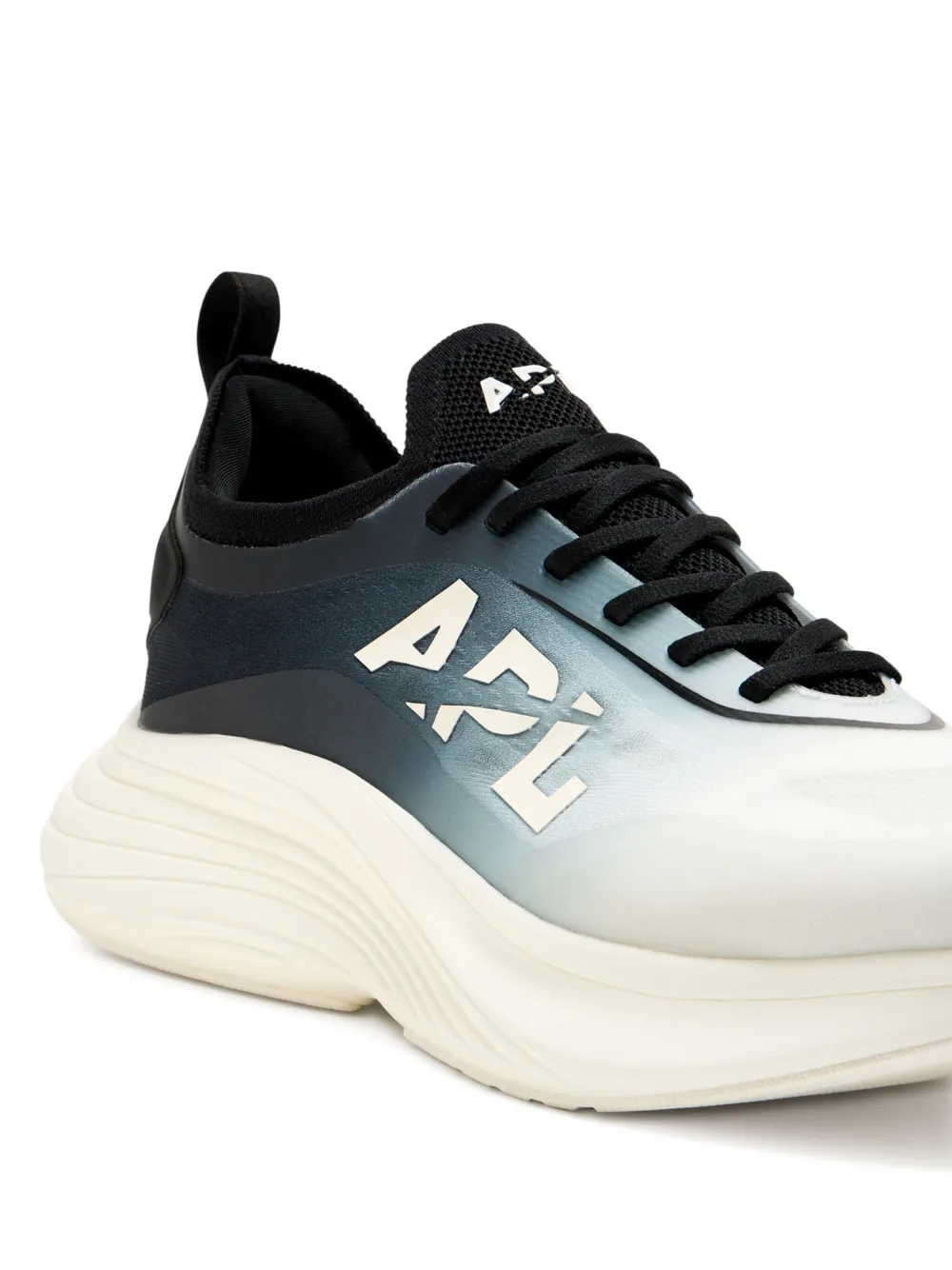 APL: ATHLETIC PROPULSION LABS Podium ombre logo sneakers Blue