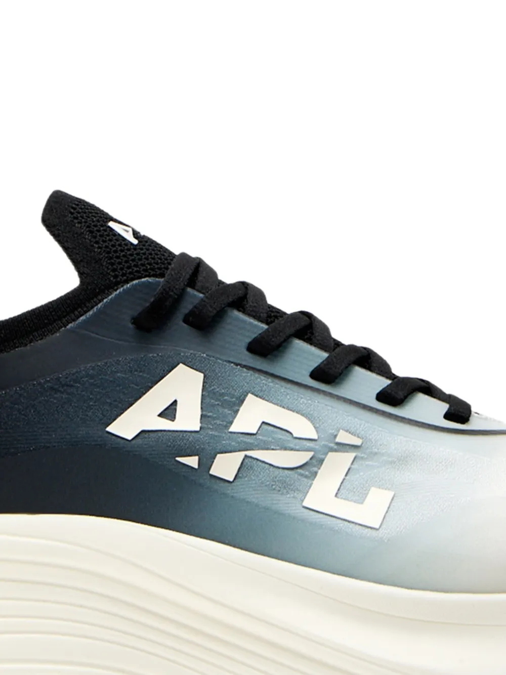 APL: ATHLETIC PROPULSION LABS Podium ombre logo sneakers Blue