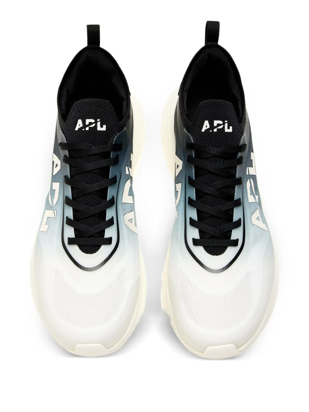 APL: ATHLETIC PROPULSION LABS Podium ombre logo sneakers Blue