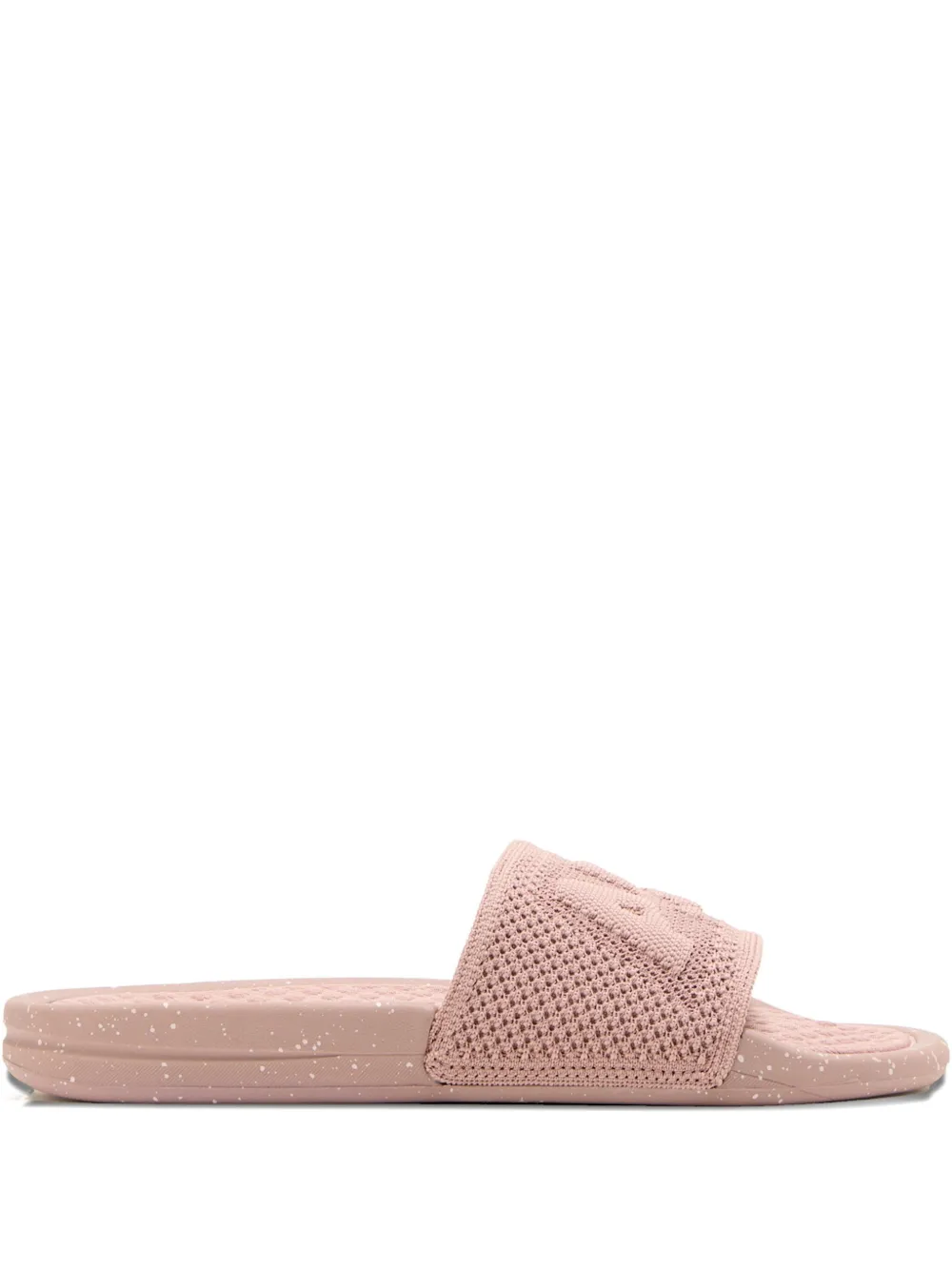 APL: ATHLETIC PROPULSION LABS knitted logo slides Pink