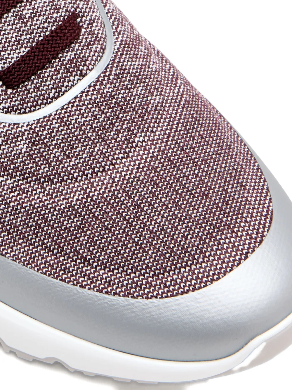 Brunello Cucinelli knitted trimmed sneakers Red