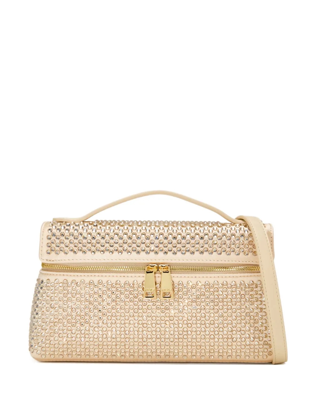 Thea crystal-embellished top-handle bag