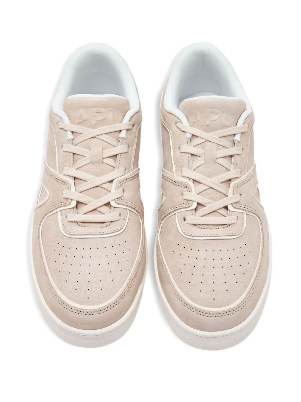 APL: ATHLETIC PROPULSION LABS Nostalgia '87 leather sneakers Neutrals