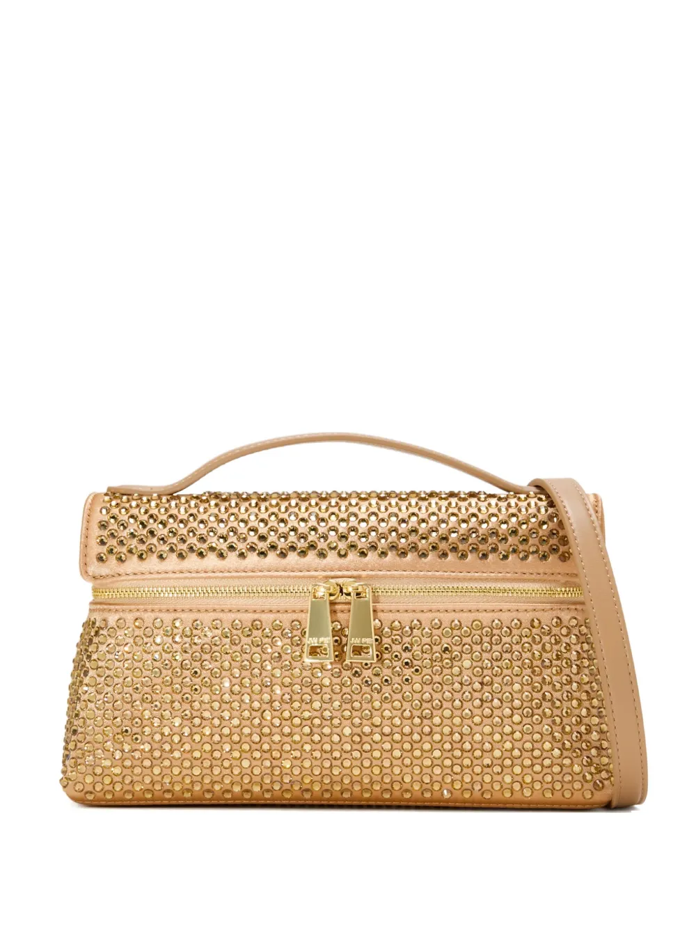 Thea crystal-embellished top-handle bag