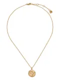 Astrid & Miyu Gemini Zodiac pendant necklace - Gold