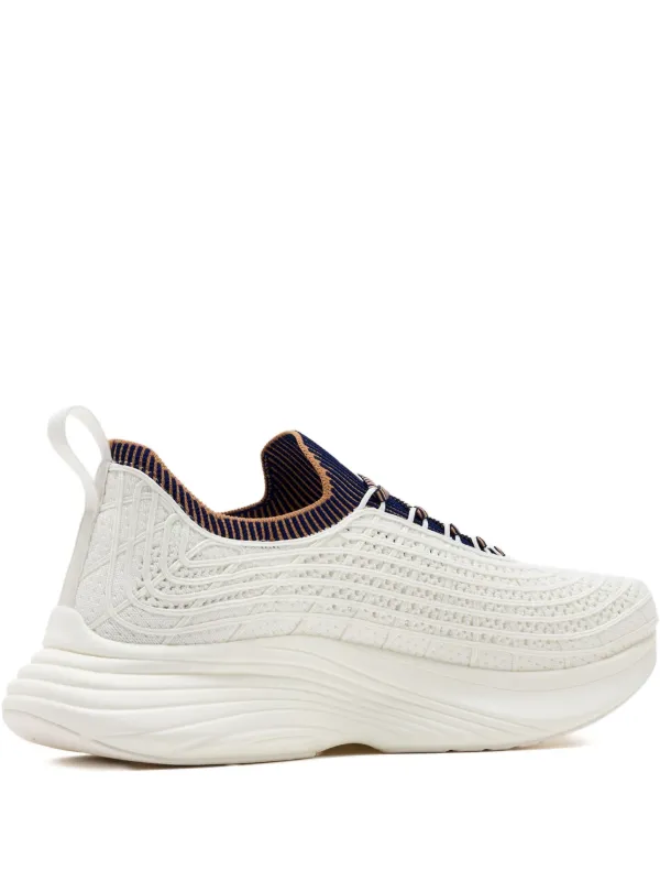 APL: ATHLETIC PROPULSION LABS Knit lace-up Sneakers White