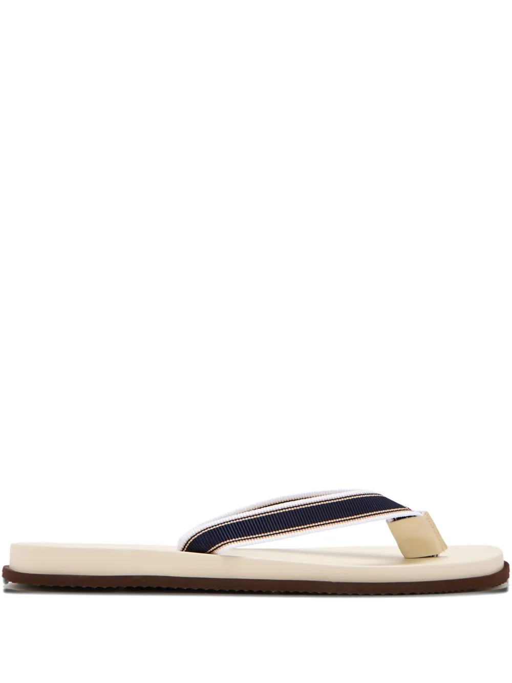 Brunello Cucinelli ribbon-detail flip-flops White