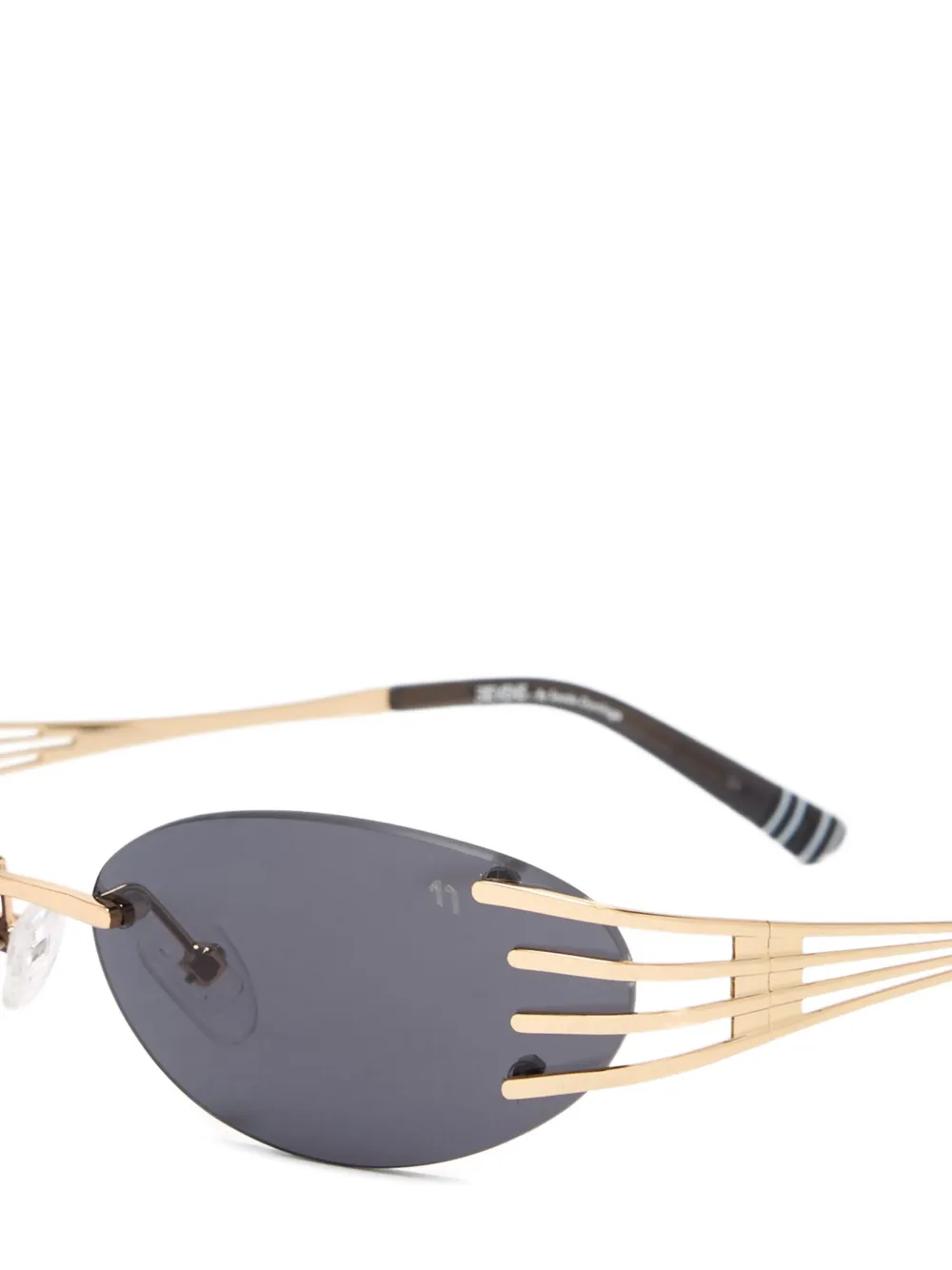Elleven Neo oval-frame sunglasses Goud