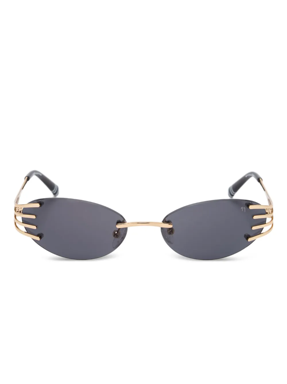 Elleven Neo oval-frame sunglasses Goud
