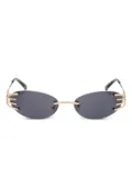 Elleven Neo oval-frame sunglasses - Gold