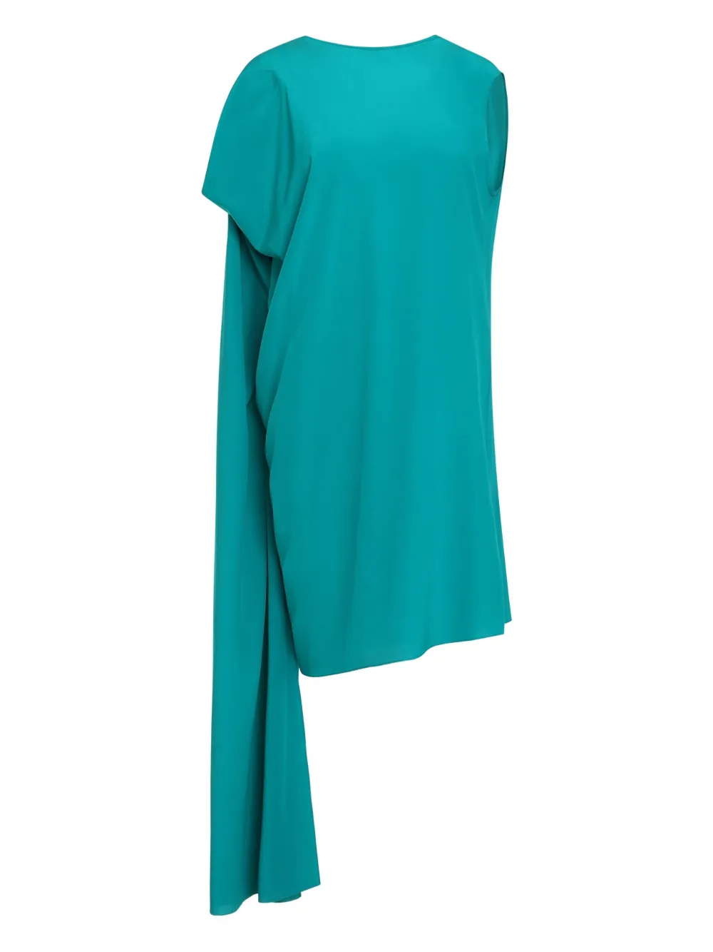 Gianluca Capannolo batwing-sleeve draped dress Groen