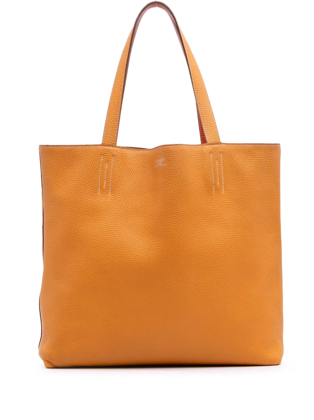 Hermès Pre-Owned 2012 クレマンス ドゥブルセンス 36 トートバッグ - オレンジ Hermès Pre-Owned 2012 クレマンス ドゥブルセンス 36 トートバッグ - オレンジ