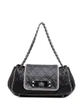 CHANEL Pre-Owned 2008-2009 Quilted Lambskin East West Accordion Flap shoulder bag - White