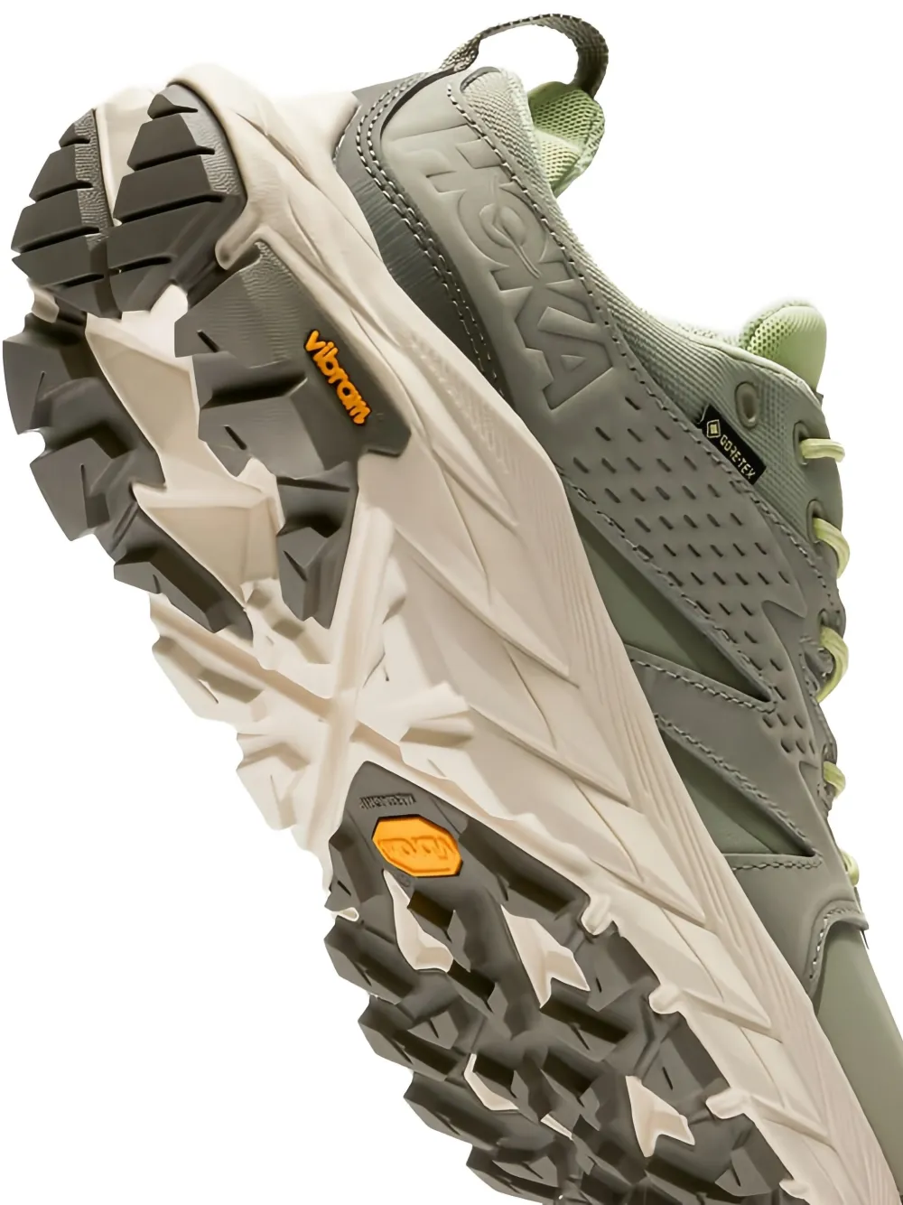 HOKA embossed logo sneakers Groen