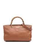 Gucci Pre-Owned 2016-2025 Medium Calfskin Bamboo Shopper satchel - Brown