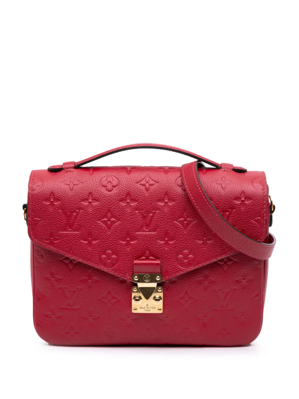 Louis Vuitton Pre-Owned 2019 モノグラム アンプラント ポシェット メティス サッチェルバッグ - レッド Louis Vuitton Pre-Owned 2019 モノグラム アンプラント ポシェット メティス サッチェルバッグ - レッド