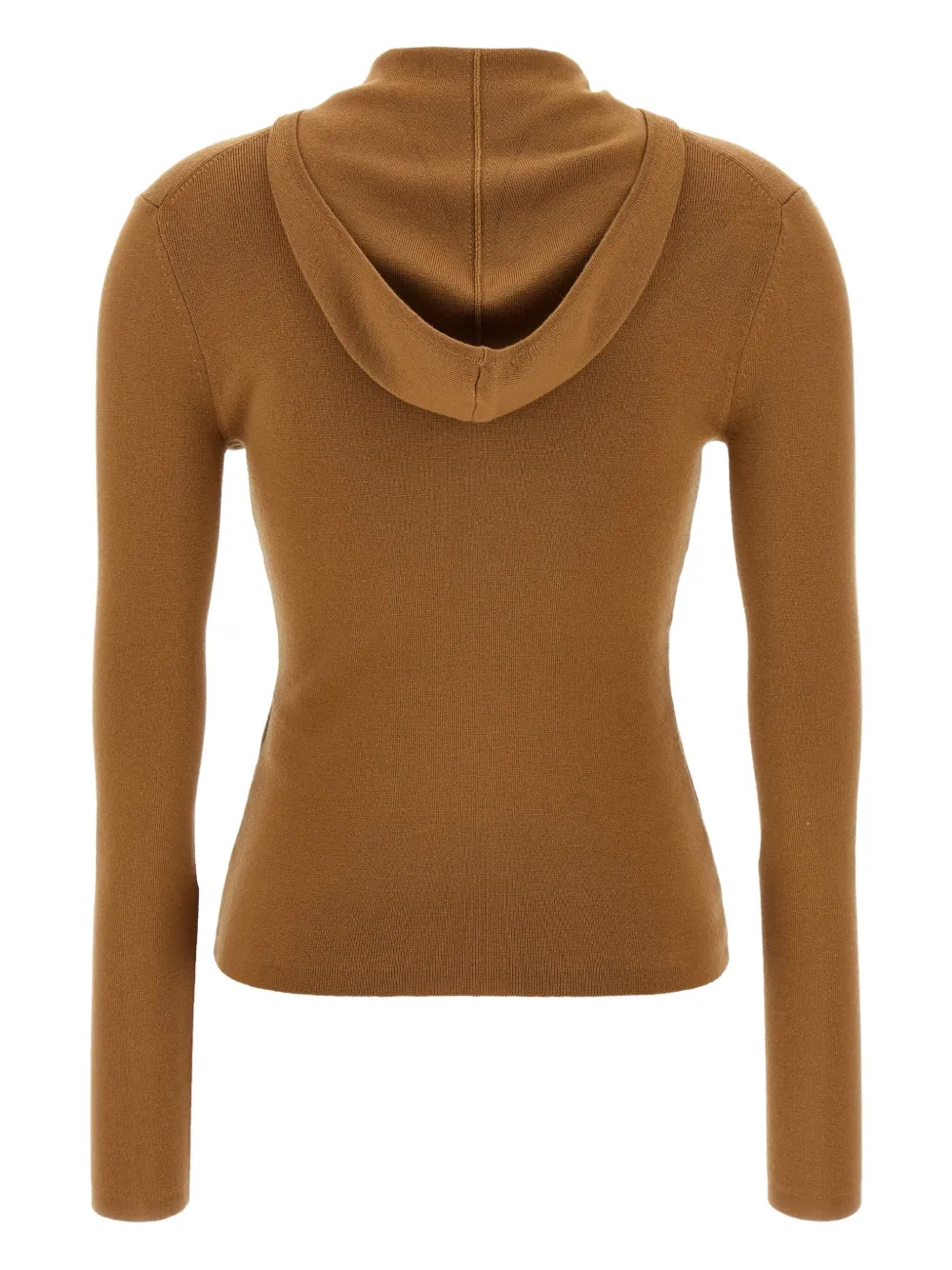 Victoria Beckham zip-front hoodie Bruin