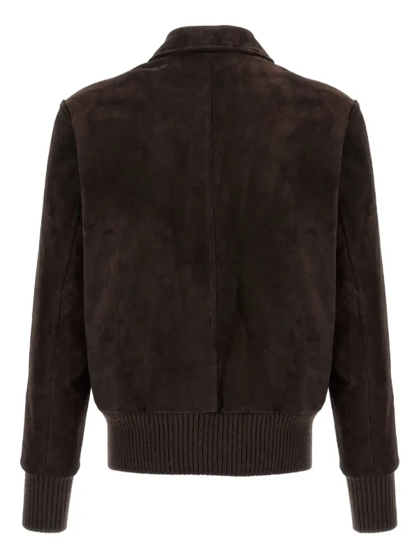 Giorgio Brato Aviatore flap-pocket Leather Jacket | Brown | FARFETCH