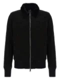 Giorgio Brato lambskin bomber jacket - Black