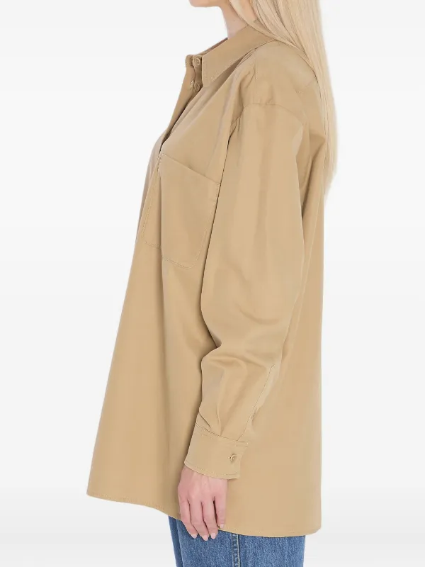 THE ROW長袖シャツ ポケット付き The Row ポケット シャツ | ニュートラル | FARFETCH JP