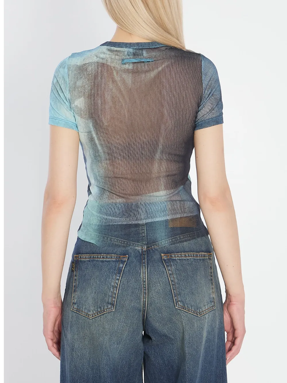Jean Paul Gaultier Water Baby T-shirt Blauw