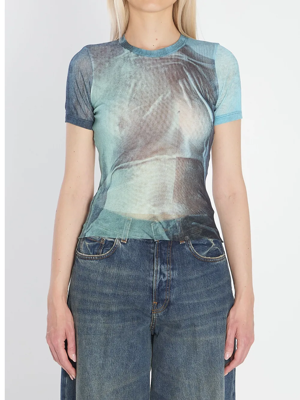 Jean Paul Gaultier Water Baby T-shirt - Blu