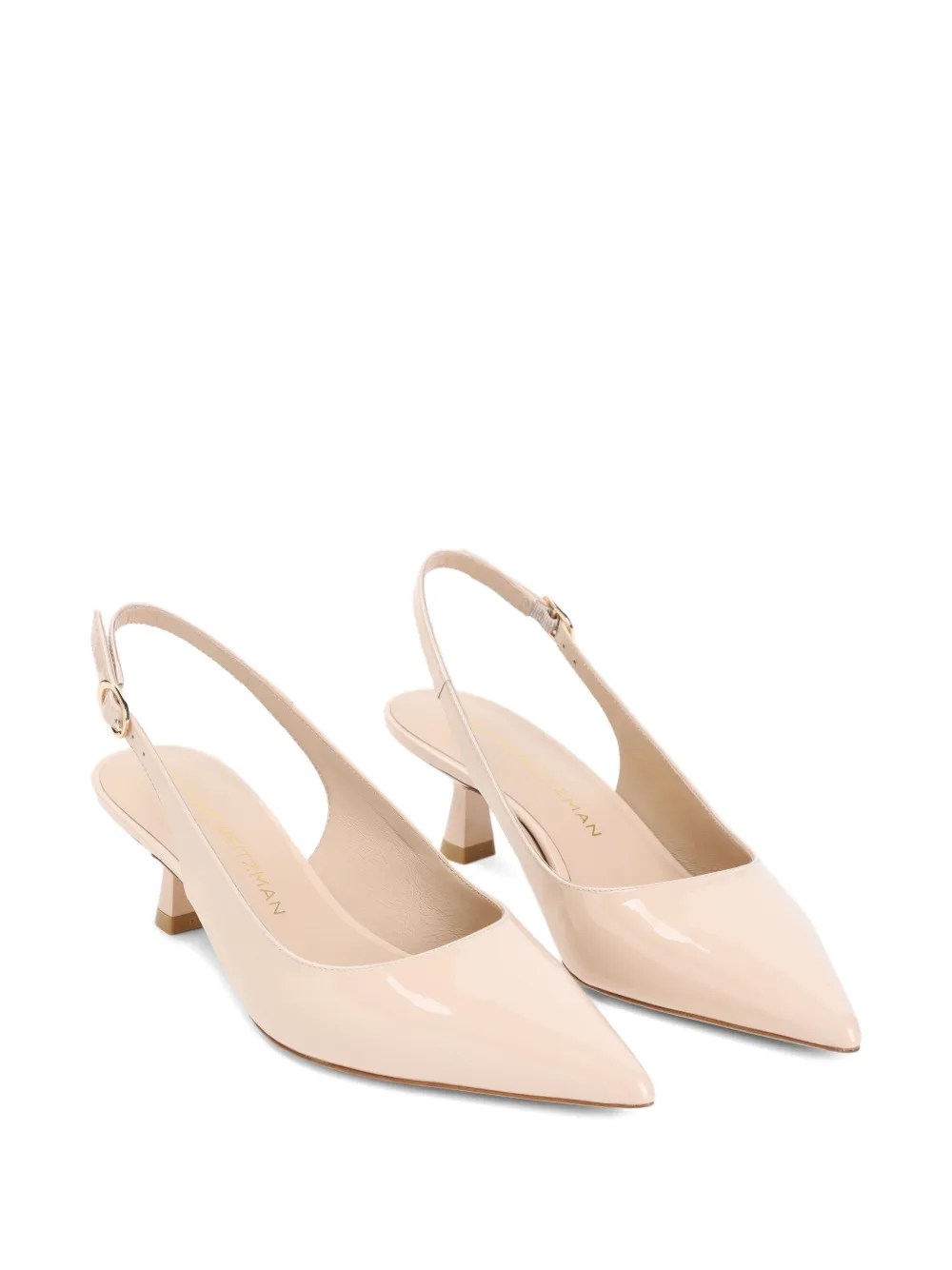 Stuart Weitzman 50mm Vinnie slingback pumps Neutrals