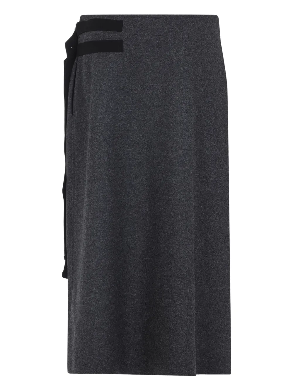 JIL SANDER+ wrap-tie wool midi skirt | Straight Skirts | Image 2
