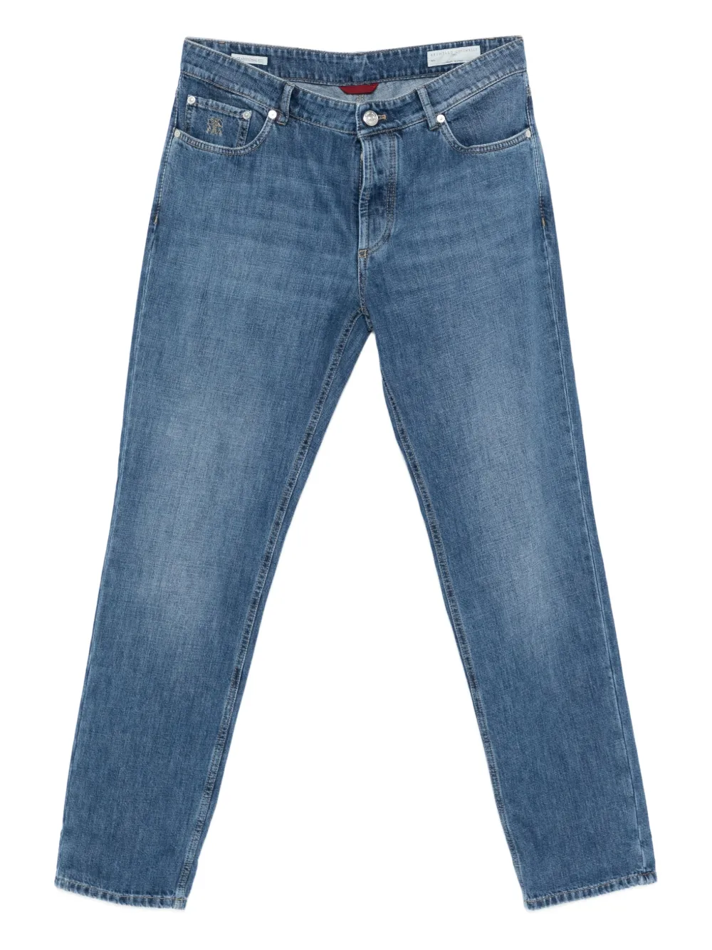 Brunello Cucinelli Jeans met vijf zakken Blauw