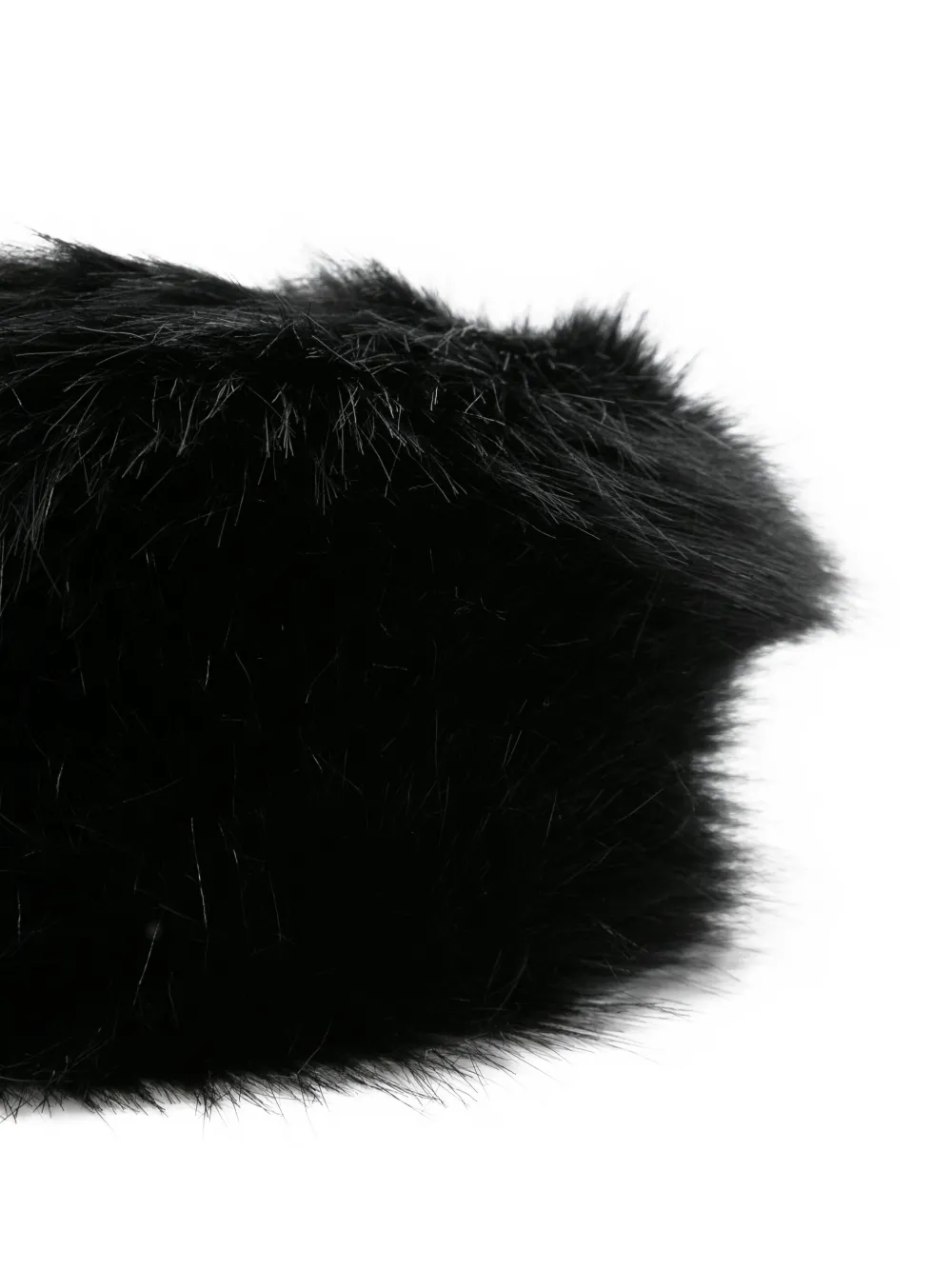 Ruslan Baginskiy faux-fur hat Zwart
