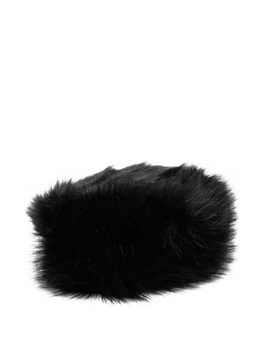 Ruslan Baginskiy faux-fur hat Zwart