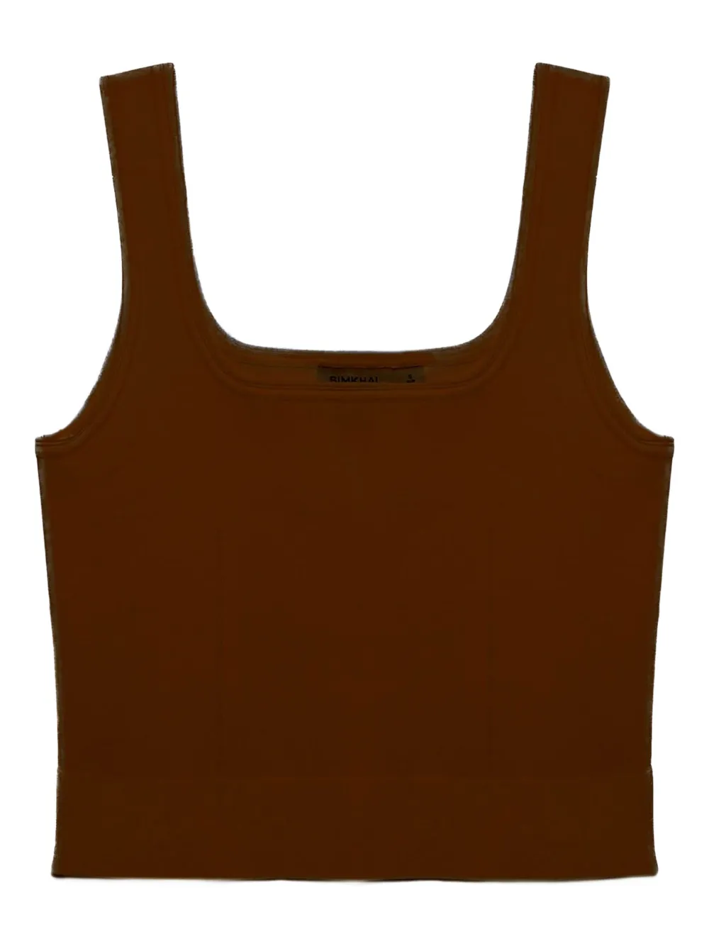 Simkhai Uri square-neck ribbed top | Brown | Image 1