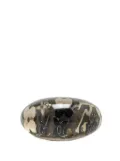 Louis Vuitton Pre-Owned 2009 Resin Crystal Inclusion Ring costume earrings - Brown