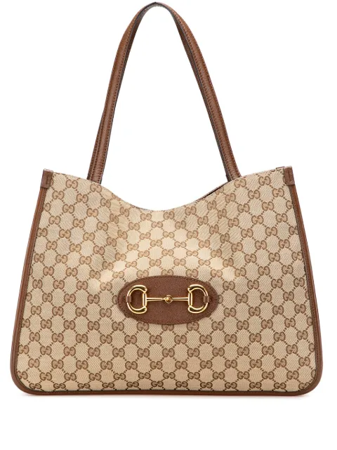 Gucci Pre-Owned 2000-2015 Medium GG Canvas Horsebit 1955 tote bag