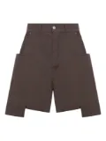 Rick Owens cargo-pocket shorts - Brown
