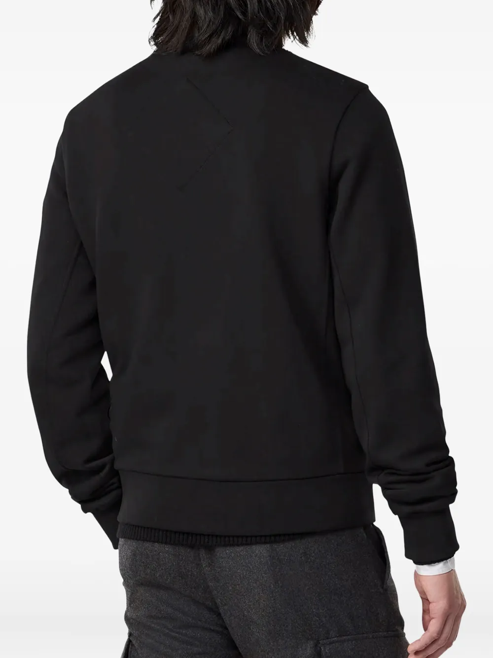 Canada Goose quilted ribbed-trim jacket Zwart