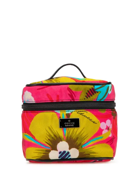Gucci Pre-Owned 2000-2015 Floral Canvas vanity bag
