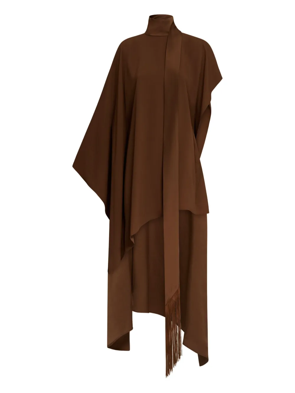 Taller Marmo California asymmetric fringe dress Bruin