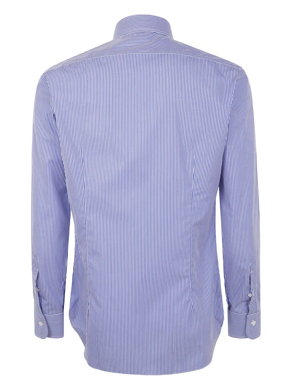 Barba striped long-sleeve shirt Blauw