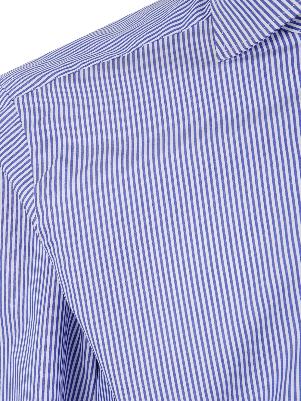 Barba striped long-sleeve shirt Blauw