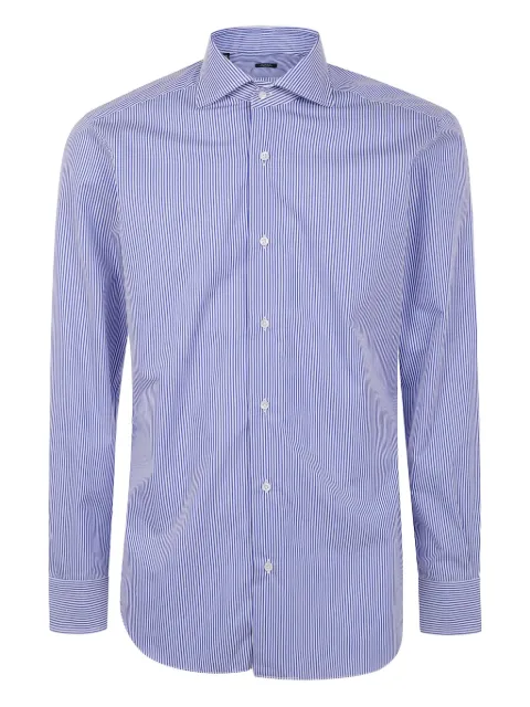 Barba striped long-sleeve shirt