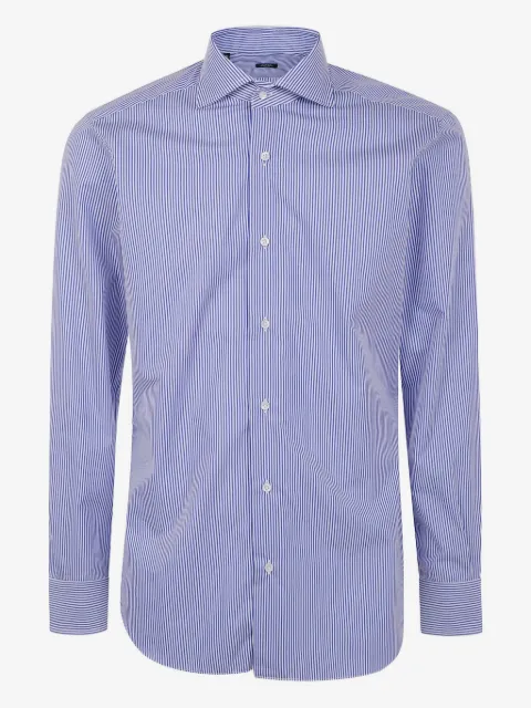 Barba striped long-sleeve shirt