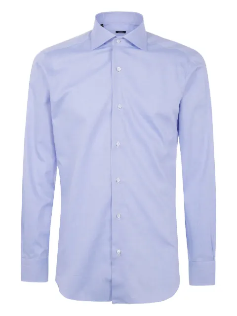 Barba cotton poplin shirt