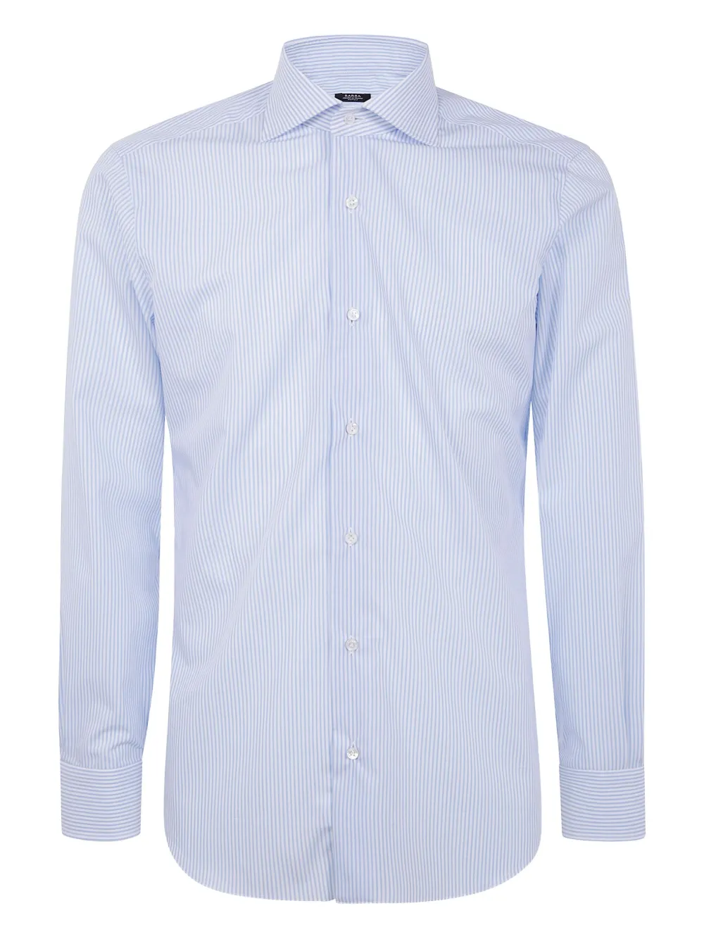Barba striped long-sleeve shirt Blauw